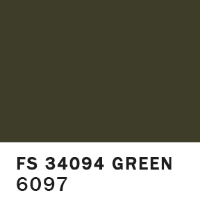 6097 - Industrial Paint Color Selector | FS 34094 Green 6097 High Temp Ceramic Coating, military specification paint