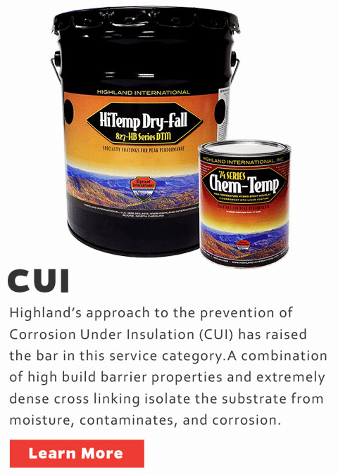 CUI Coatings | Preventing Corrosion Under Insulation | Highland International