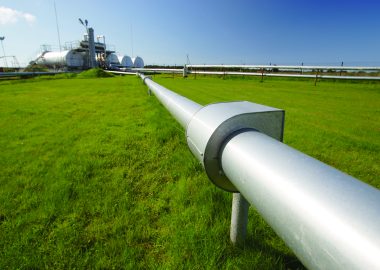pipeline and storage tanks
