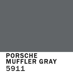 808-LH-5911 - Industrial Paint Color Selector | Porsche Muffler Gray